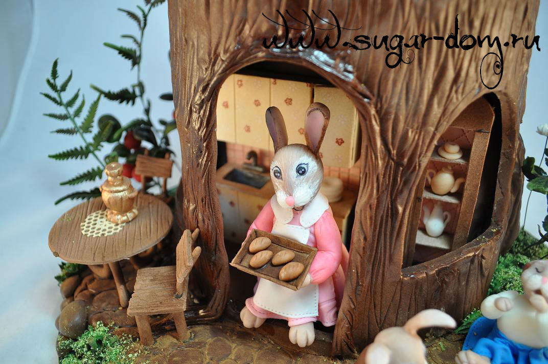  торт 'Зайцы'. 