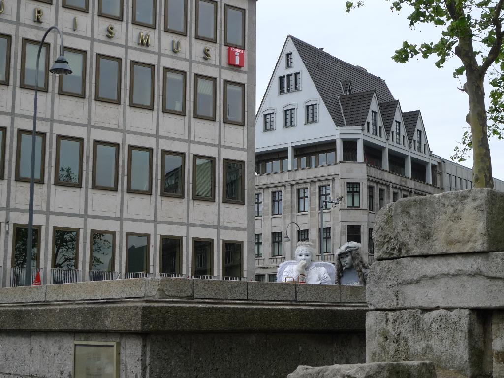 Живые фигуры. Кельн