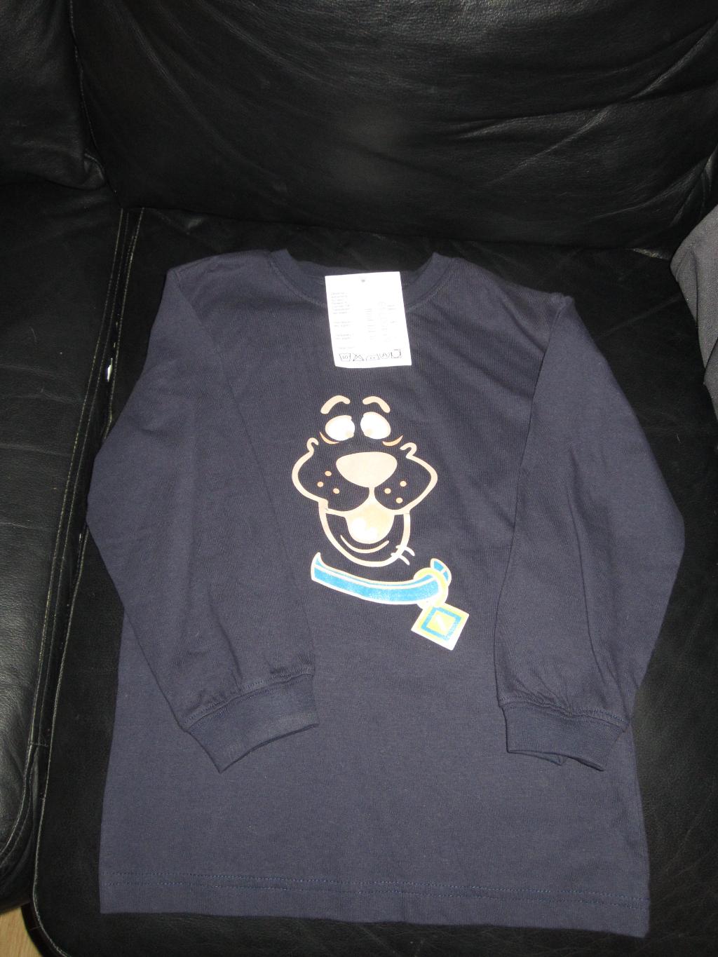 Футболка синяя новая р-р 5. Детское обмен/продажа