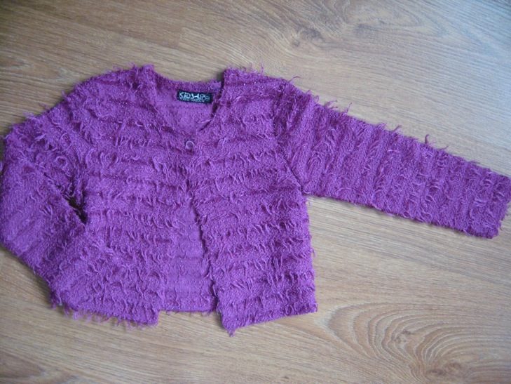  122 Болеро фуксия на 116. ДЕВИЧЬЕ-КОФТОЧКИ С ДЛИННЫМ И КОРОТКИМ РУКАВОМ