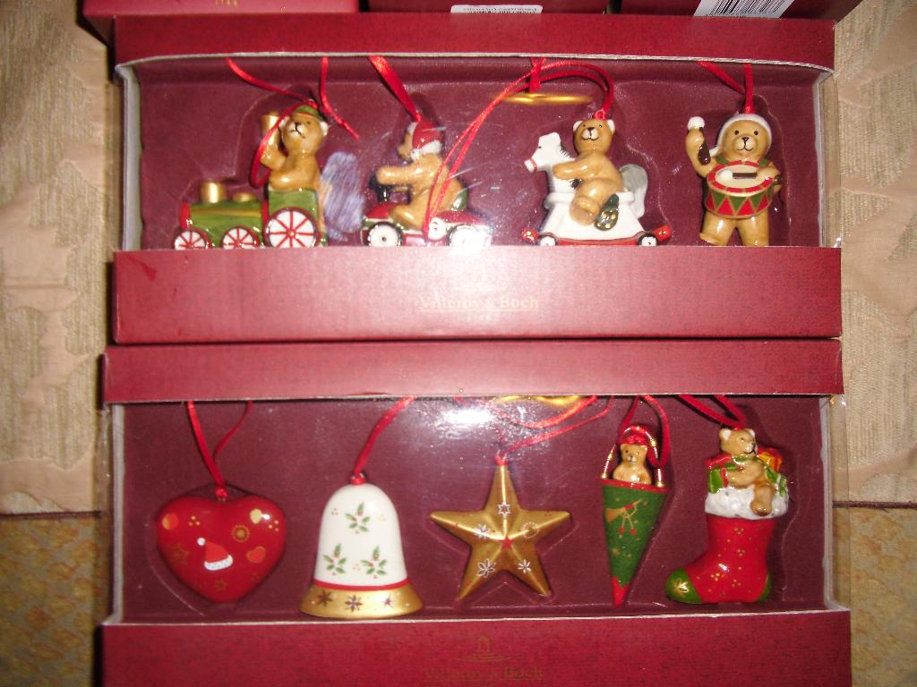 Наборы ёлочных игрушек. Виллерой