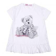 Футболка с кор. рукавом для девочек (BGS12-30002). Футболка