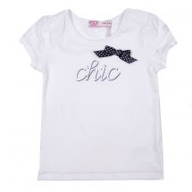 Футболка с кор. рукавом для девочек (BGS12-30003). Футболка