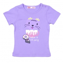 Футболка с кор. рукавом для девочек (BGS12-31005). Футболка