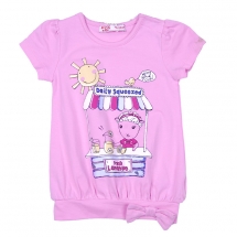 Футболка с кор. рукавом для девочек (BGS12-37006). Футболка