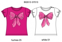 Футболка с кор. рукавом для девочек (BGS12-37013). Футболка