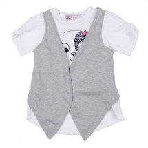 Футболка с кор. рукавом для девочек (BGS12-37020S). Футболка