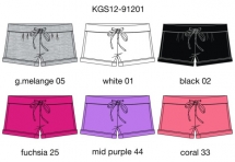 Шорты для девочек (KGS12-91201). Бриджи, шорты