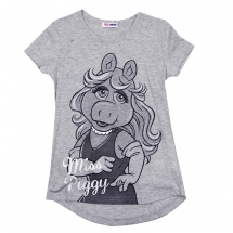 Футболка с кор. рукавом для девочек (KGS12-93102B). Футболка