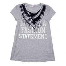 Футболка с кор. рукавом для девочек (KGS12-93701). Футболка