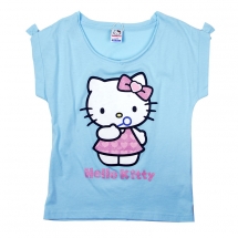 Футболка с кор. рукавом для девочек (KGS12-93705). Футболка