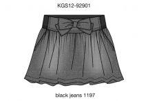 Юбка для девочек (KGS12-92901). Юбка
