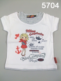 Футболка для девочек (Z12-5704). Футболка