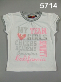 Футболка для девочек (Z12-5714). Футболка