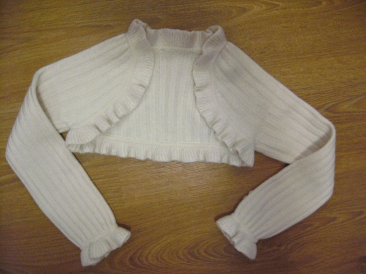 Болеро шерсть 122. ДЕВИЧЬЕ-КОФТОЧКИ С ДЛИННЫМ И КОРОТКИМ РУКАВОМ