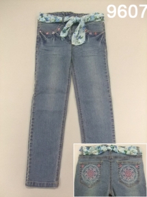 Джинсы для девочек (Z12-9607). Джинсы
