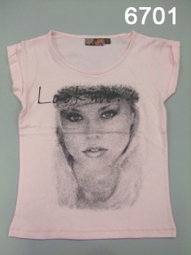 Футболка для девочек (Z12-6701). Футболка