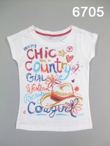 Футболка для девочек (Z12-6705). Футболка