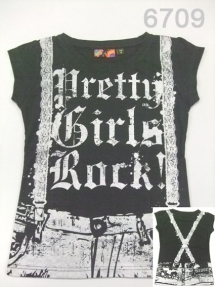 Футболка для девочек (Z12-6709). Футболка