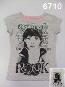 Футболка для девочек (Z12-6710). Футболка