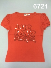 Футболка для девочек (Z12-6721). Футболка