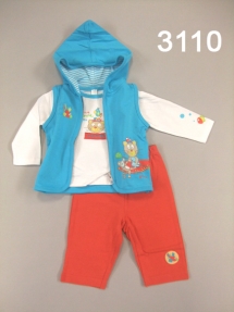 Костюм-тройка для мальчиков (Z12-3110). Комплект-тройка
