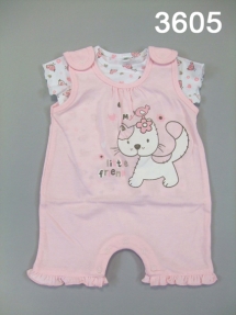 Костюм-двойка для девочек (Z12-3605). Новорожденные