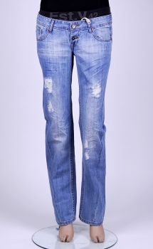Джинсы женские (FLS10 8130). Джинсы