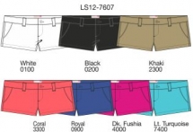 Шорты женские (LS12-7607). Бриджи, шорты