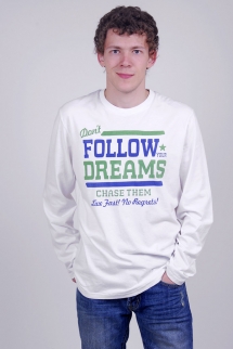 Футболка мужская с длинным рукавом (MS12-1112L). Футболка