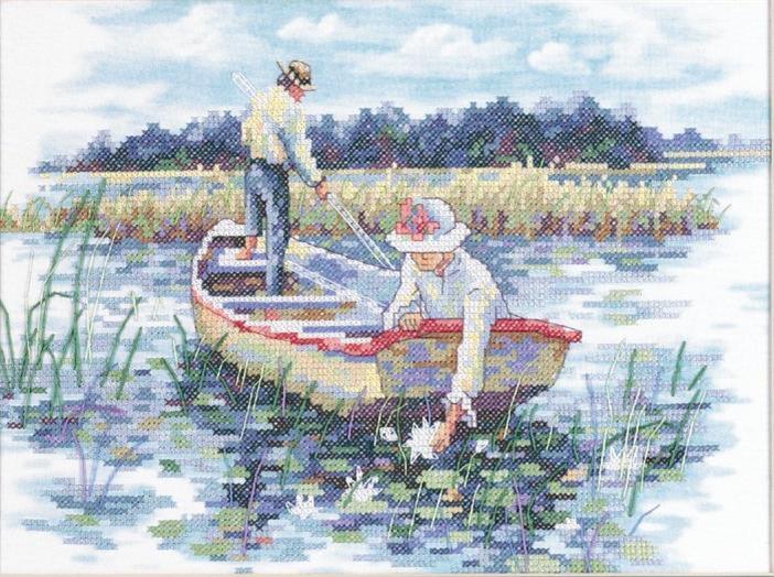 03195 Waterlily Blossoms . Dimensions