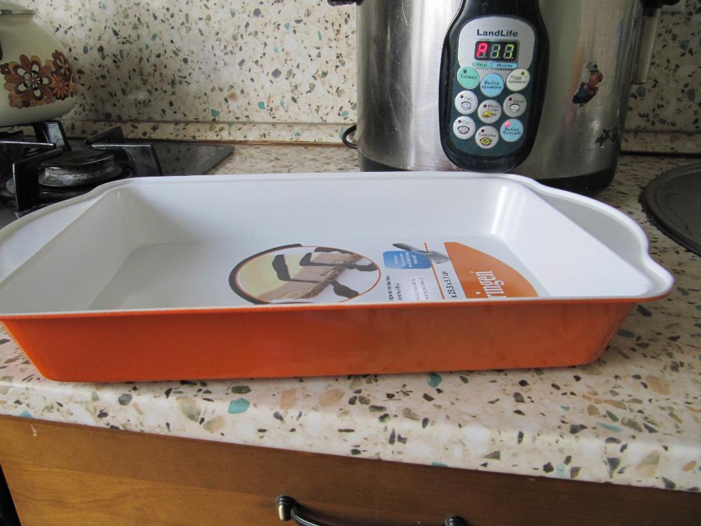 Форма прямоугольная с керам.покрытием. Посуда WEL*EN