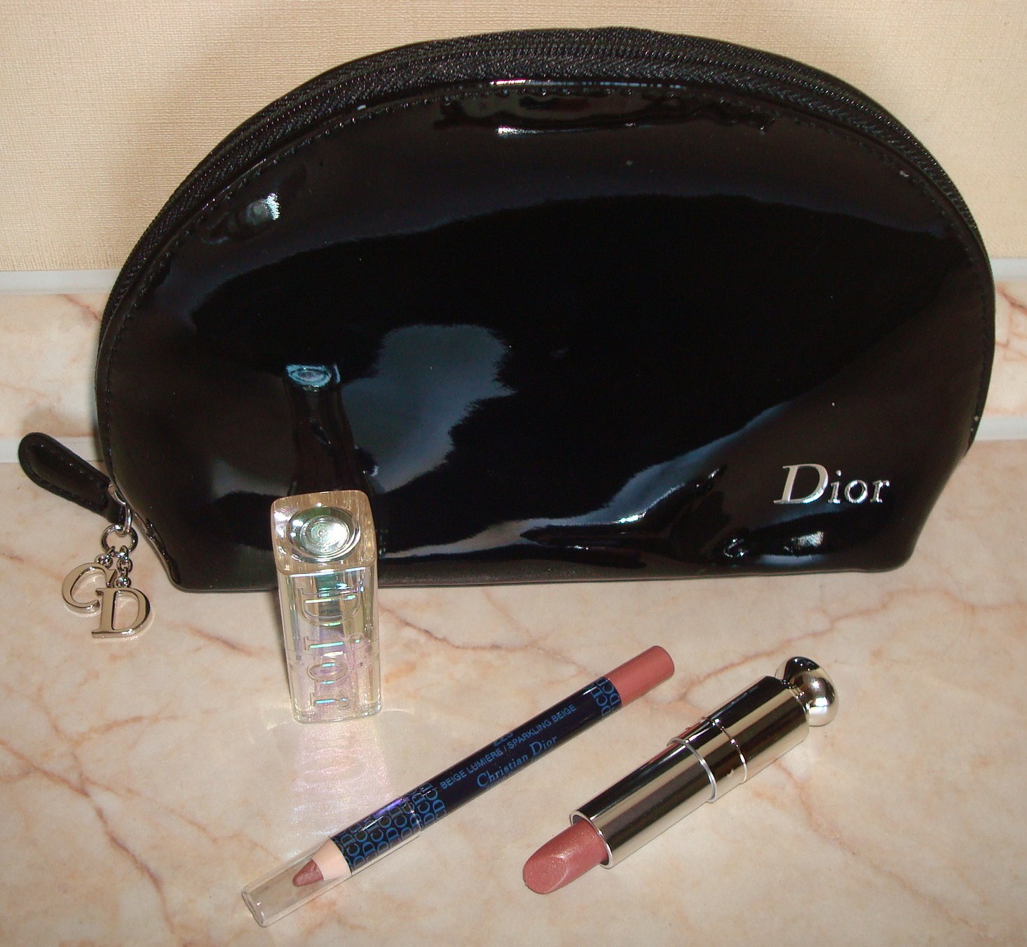 набор ДИОР чёрн лак. Наборы косметики... элитка