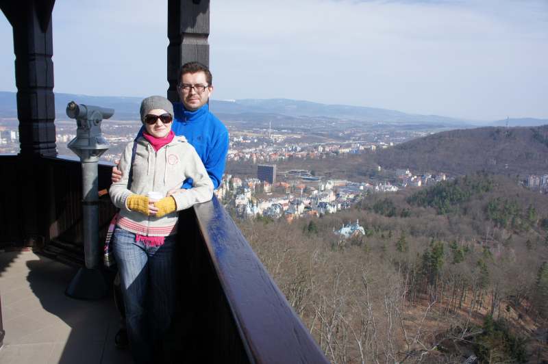 Вид на Карловы вары. 