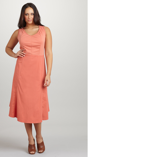 Летнее платье большого размера. пристроено