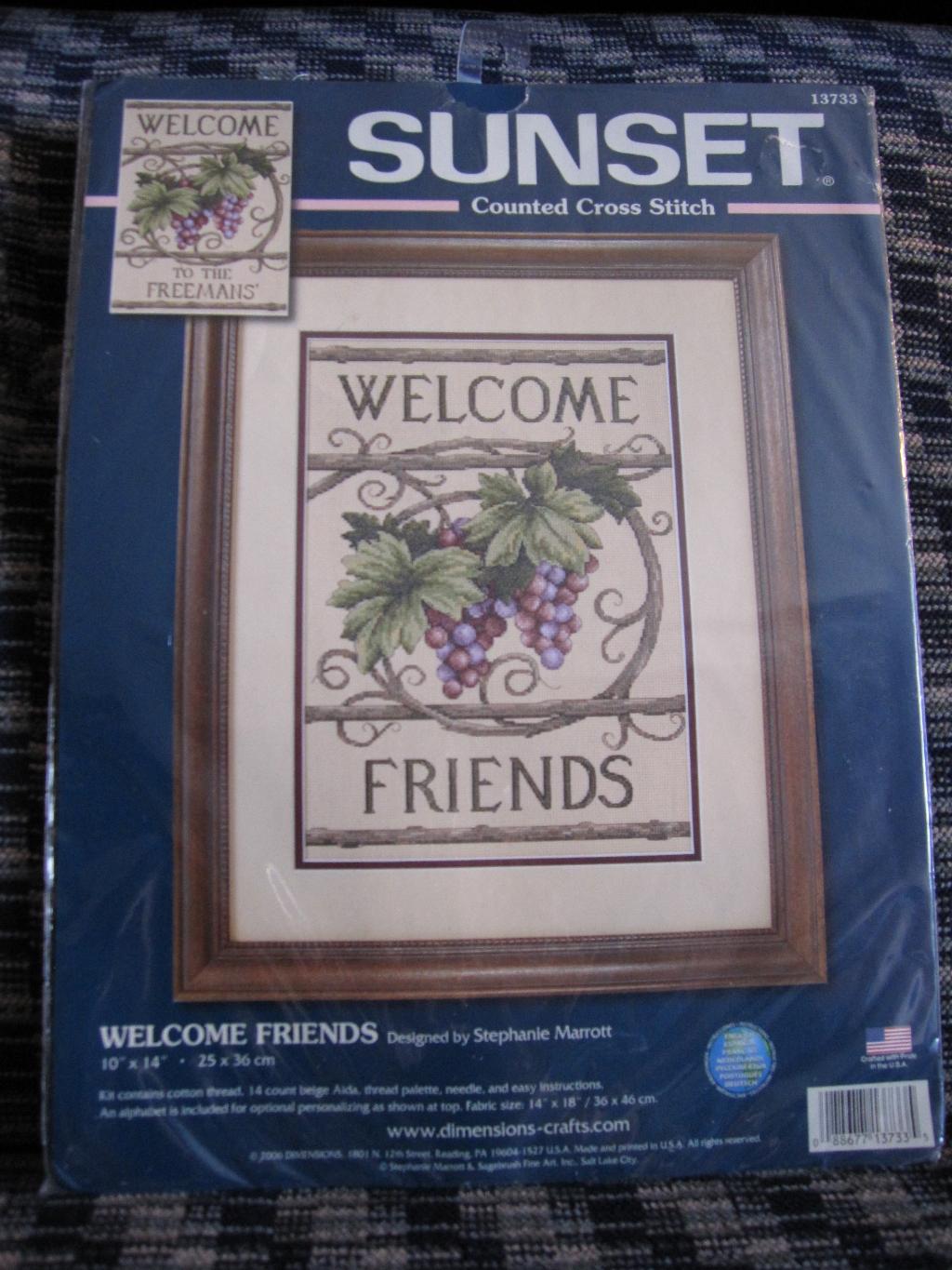 13733 Welcome friends. Sunset 1