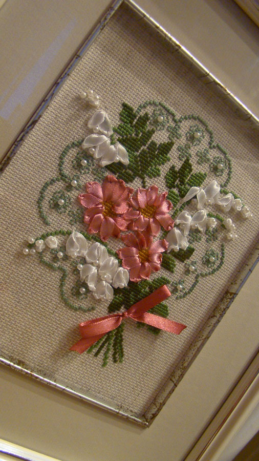 'Букет любви'  Риолис. Вышивка (Мои работы)