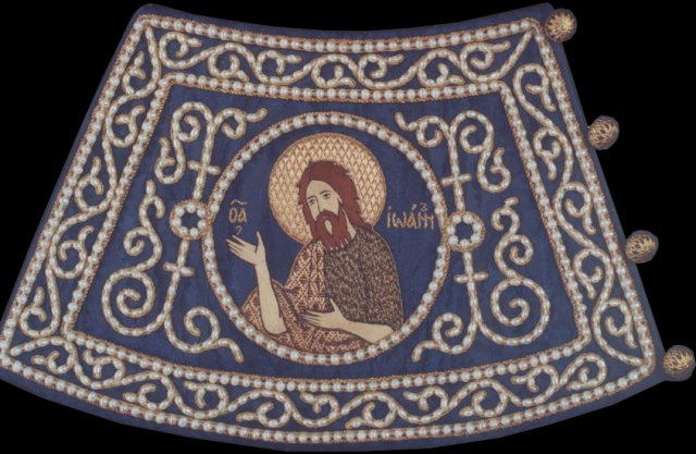 Работы учебной мастерской ПГИ 'Со-действие' (кафедра золотного и личного шитья)