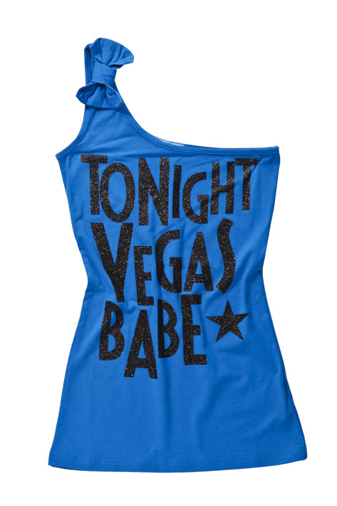 Майка синяя