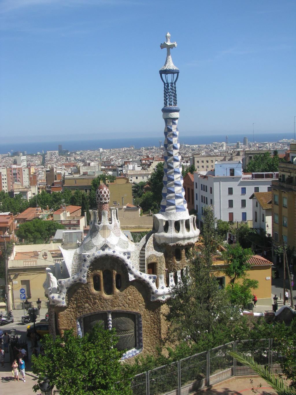 сад Гауди. Барселона. Европа 2012