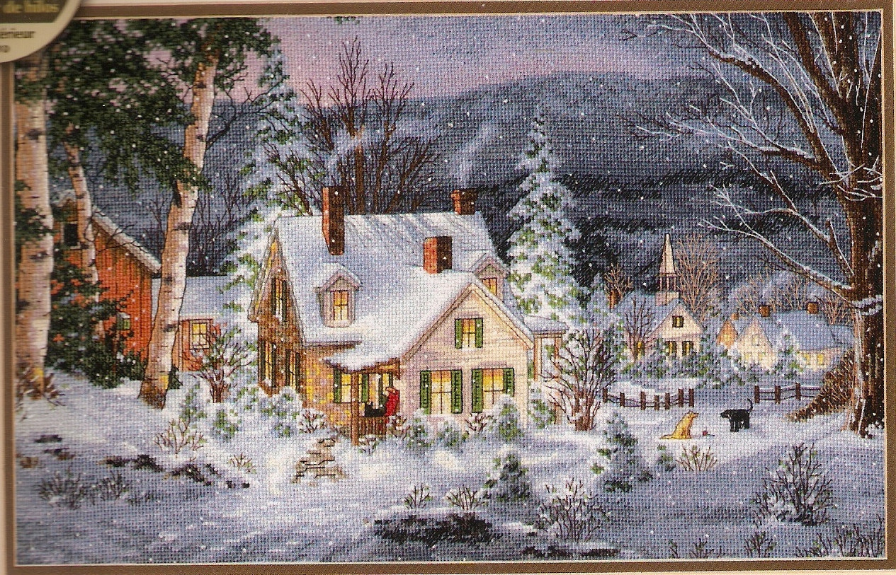 08862 Winter's Hush. Dimensions Gold 