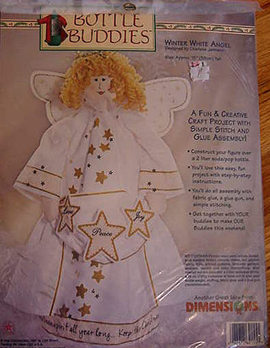 62155 Winter white angel. Dimensions