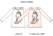 Футболка с длинным рукавом (KGW13-93002). Футболка с длинным рукавом