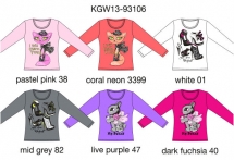 Футболка с длиным рукавом (KGW13-93106). Футболка с длинным рукавом