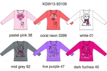 Футболка с длиным рукавом (KGW13-93109). Футболка с длинным рукавом