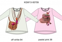 Футболка с длиным рукавом (KGW13-93709). Футболка с длинным рукавом