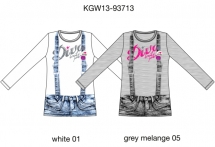 Футболка с длиным рукавом (KGW13-93713). Футболка с длинным рукавом