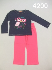 Пижама для девочек (W12-4200). Пижама
