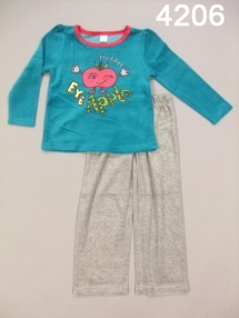 Пижама для девочек (W12-4206). Пижама