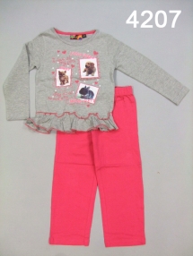Пижама для девочек (W12-4207). Пижама
